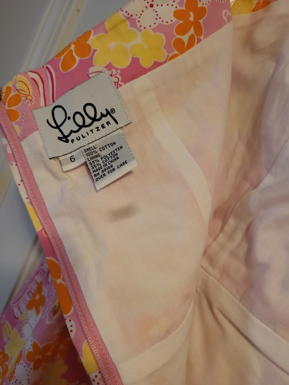 Lilly Pulitzer Pink Floral Halter Mini Dress - Picture 7 of 7
